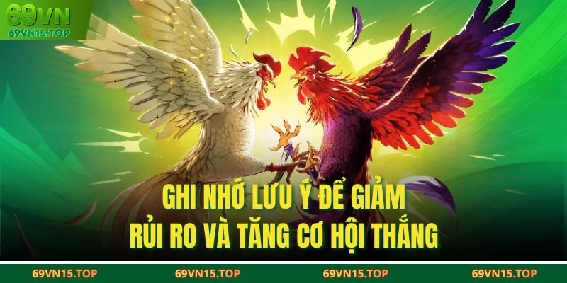 Ghi nhớ lưu ý để giảm rủi ro và tăng cơ hội thắng